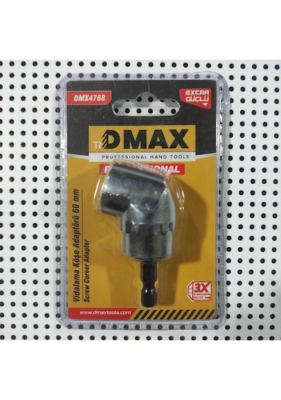 Vidalama Köşe Adaptörü Manyetik 1/4 Hex Girişli Matkapa Uyumlu 60 Mm Dmx4768