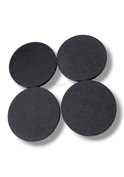 4'lü Set 65 Mm Dış Çap 56 Mm İç Çap Siyah Logosuz Jant Göbeği Kapağı