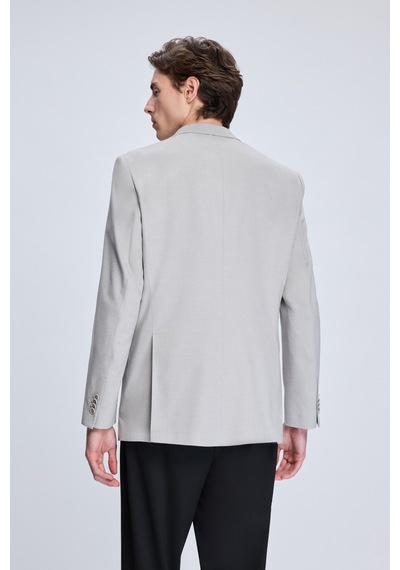 Hatemoğlu Gri Slim Fit Mono Yaka Casual Ceket 14293025a002 007 1964059 Gri