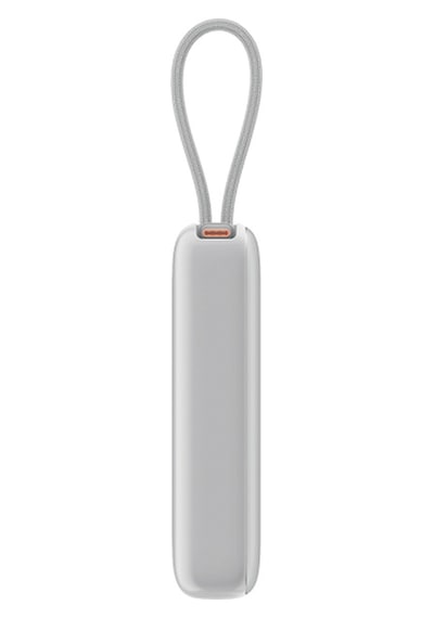 Ttec Recharger Pro Lcd 10.000mah Pd 35w Usb-c Makaralı Kablolu Taşınabilir Hızlı Şarj Aleti / Powerbank 2bb276 Gri