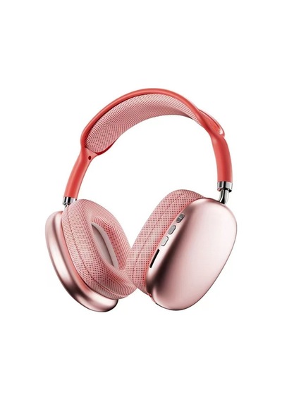 P9 Air Pro Max Kablosuz 5.0 Mikrofonlu Sd Kart Girişli Aux Kablolu Bluetooth Kulaklık Pembe - 555297925