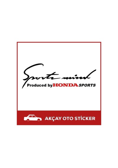 Sport Mind Produced By Honda Sports Sticker Honda Sticker