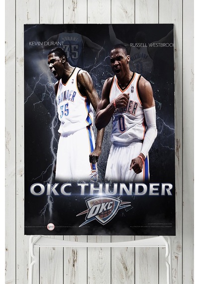 Okc Thunder Basketbol Posteri