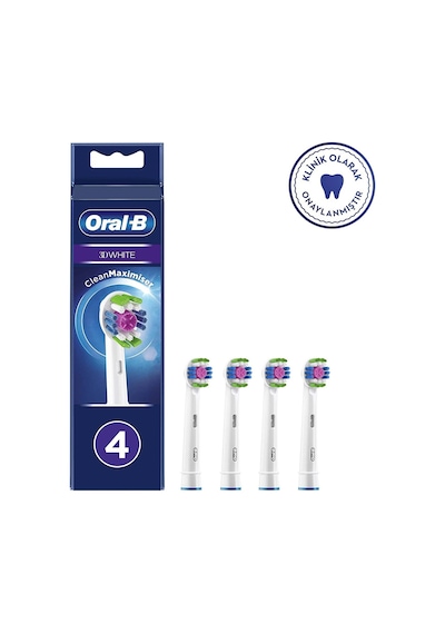Diş Fırçası Yedek Başlığı Pro White 4 Adet