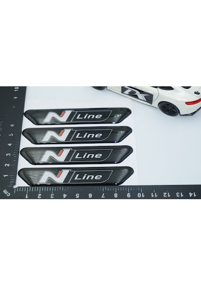 Dk Tuning Hyundai N Line Logo Kapı Kenarı Koruma Damla Desen Arma -