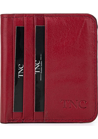 Tamer Tanca Unisex Hakiki Deri Bordo Kartlık 688 4052 Krtlk Sk25-26 Bordo Bordo