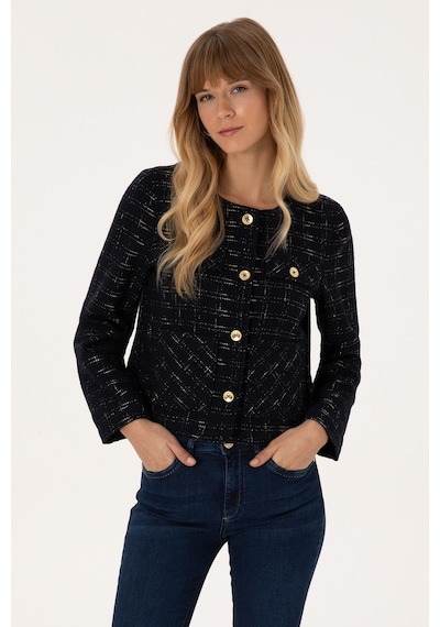 U.S. Polo Assn. Kadın Lacivert Ceket 50308757-VR033