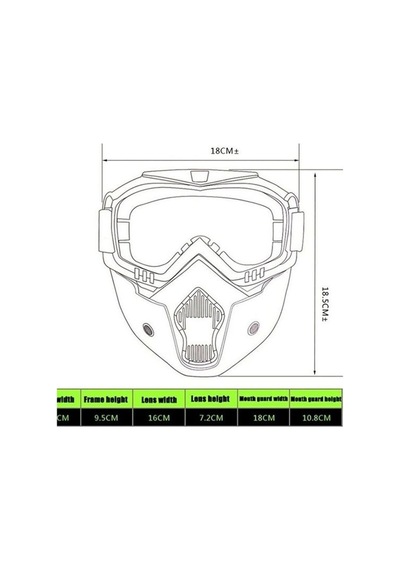 Ebakbak Motosiklet Bisiklet Jet Kask Maske Süngerli Bant Lastik Siyah Cam
