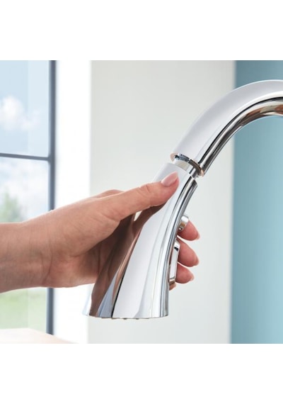 Grohe Eviye Bataryası Spiralli 2 Fonksiyonlu Zedra Krom- 32294002