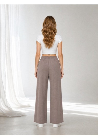 Nealirsanall.com Kadın Yüksek Bel Beli Lastikli Tensel Bol Paça Pantolon Doğal Döküm Ve Eforsuz Konfor Lacivert Nealirsanall.com Kadın Yüksek Bel Beli Lastikli Tensel Bol Paça Pantolon Doğal Döküm Ve Eforsuz Konfor Lacivert