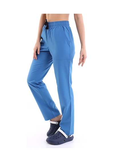 Alpaka Pantolon Bel Lastikli - 36 Saü Mavi-7092