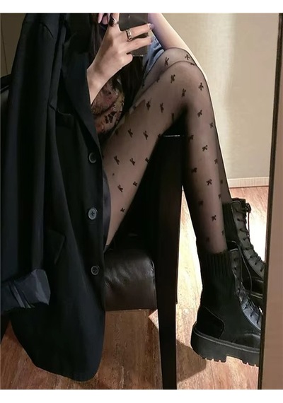 Ece's Design İnce Şeffaf Külotlu Çorap Moda & Nefes Alan W1017 Siyah