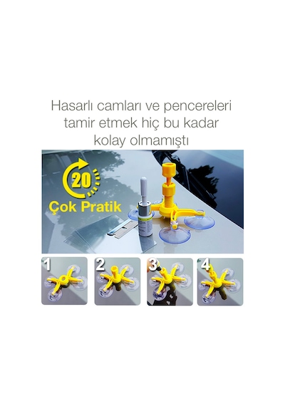 Ally Araba-Araç Camı Çatlak Tamir Kiti N11.2196