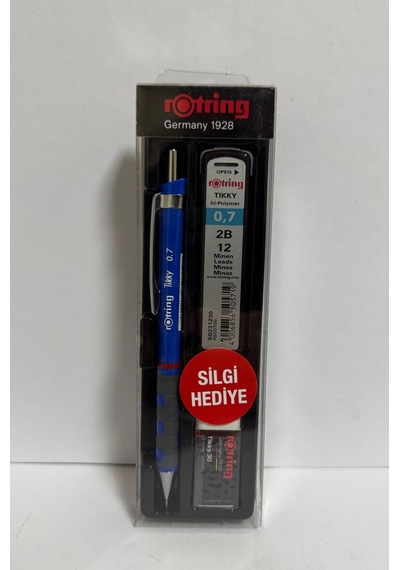 Rotring Versatil Kalem 0.7+min+silgi Hediye