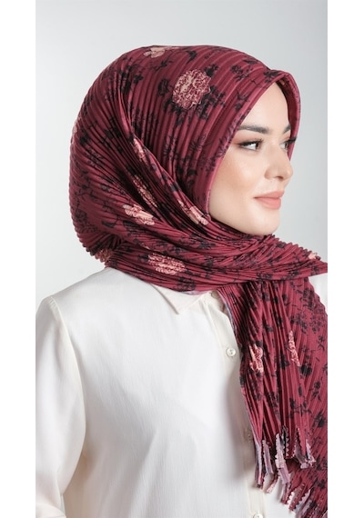 Hürrem Bone Bordo Pratik Hazır Geçmeli Tesettür Eşarp Kesik Elyaf Piliseli Çi (553630009) Bordo Hürrem Bone Bordo Pratik Hazır Geçmeli Tesettür Eşarp Kesik Elyaf Piliseli Çi (553630009) Bordo