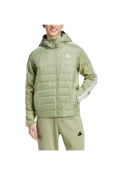 Adidas Ess 3s In Hyb J Erkek Ceket Ix8895 Yeşil