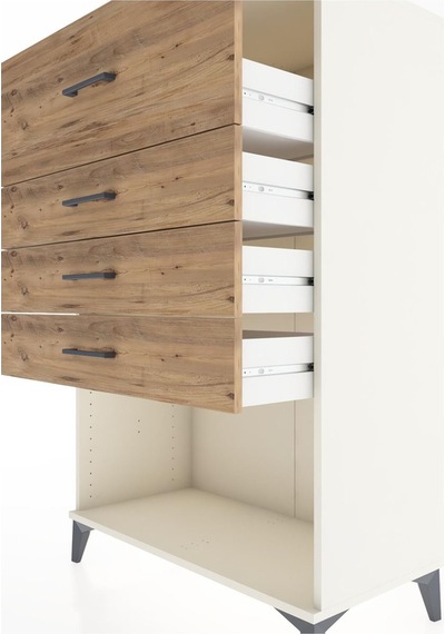 Hyperion Dolap 4 Çekmeceli 88x44x134 Aytaşı-çam Aytaşı