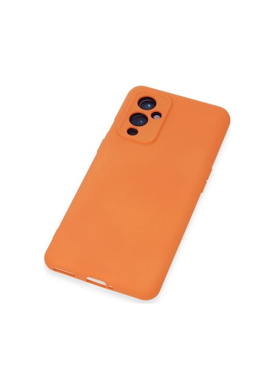 Newface - 30 - One Plus 9 Kılıf Nano İçi Kadife Silikon - Aconcept - - Turuncu