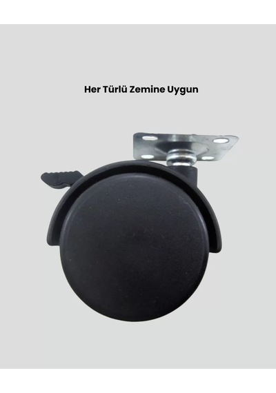Hepsi Kilitli Mobilya Tekerleği 6 Cm 4 Lü Kolay Kurulum Najmaddin Diğer