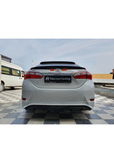 Corolla Uyumlu (2014...) Arka Tampon Eki--fibersan Tuning