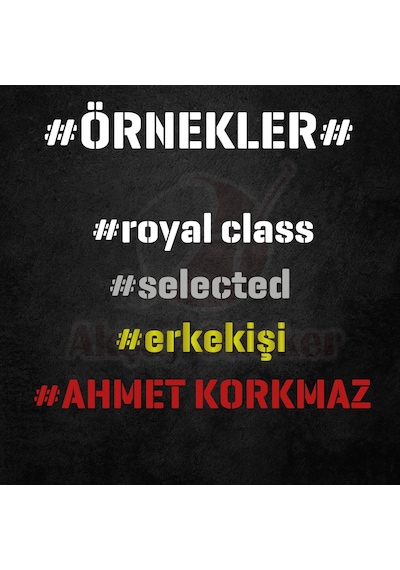 - Isme Özel Sticker Heştek Sticker Isim Sticker Oto Sticker
