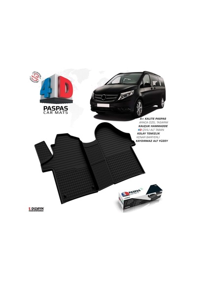 Mercedes-benz Vito W447 4d Havuzlu Paspas 2014 Ve Üzeri