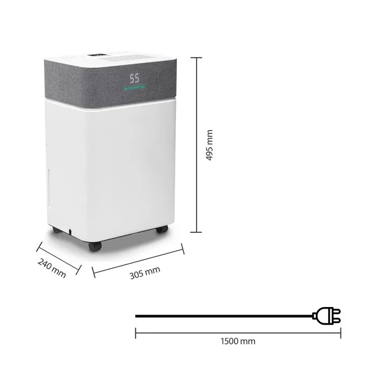 Trotec Nem Alma Cihazı Ttk 55 E Wifi Beyaz - Gri