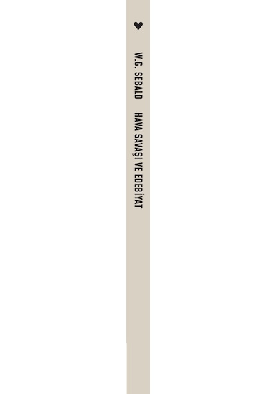 Hava Savaşı ve Edebiyat - W. G. Sebald - Can Yayınları
