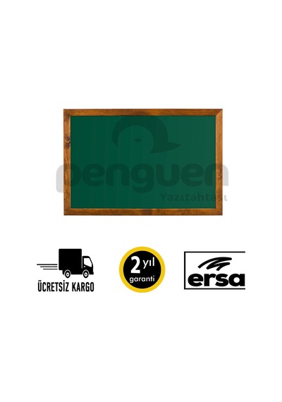 Penguen Ahşap Çerçeve Kara Tahta 30X45 (Tebeşir Tahtası)
