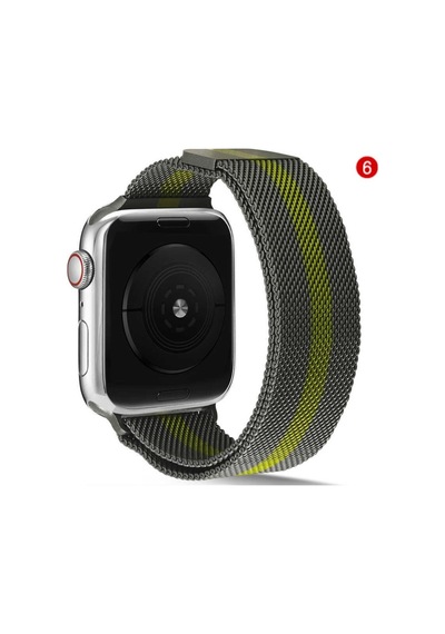 Ceponya Apple Uyumlu  Watch 42 MM - 44 MM Krd-40 Metal Kordon