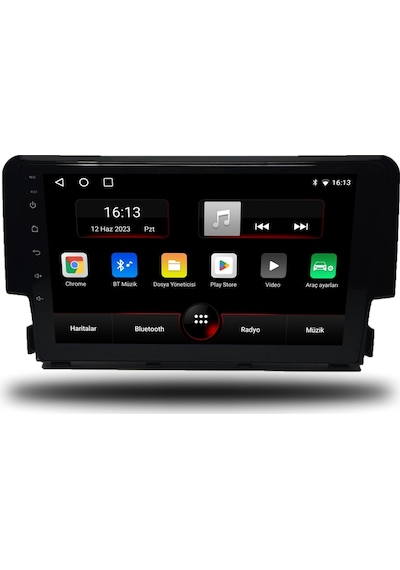 Avaydel Honda Civic FC5 Android Carplay Multimedya 2016-2020 8GB RAM + 128GB Hafıza + 4 Çekirdek