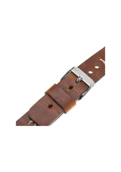 Bouletta Apple Uyumlu  Watch Deri Kordon 42-44-45 MM Saraç Tan