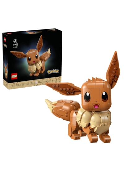 LEGO® Pokémon™ Eevee 72151 - Yetişkinler için Duruşu Ayarlanabilir Figür İçeren Video Oyunu Modeli Yapım Seti (587 Parça)
