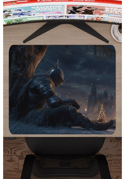 Dark Souls Kaymaz Dikişli Kauçuk Oyuncu Mousepad V5 - 48x40 Xl Gaming Mouse Pad Fare Altlığı