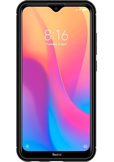 Spigen Redmi 8a İle Uyumlu Kılıf Rugged Armor Matte Black