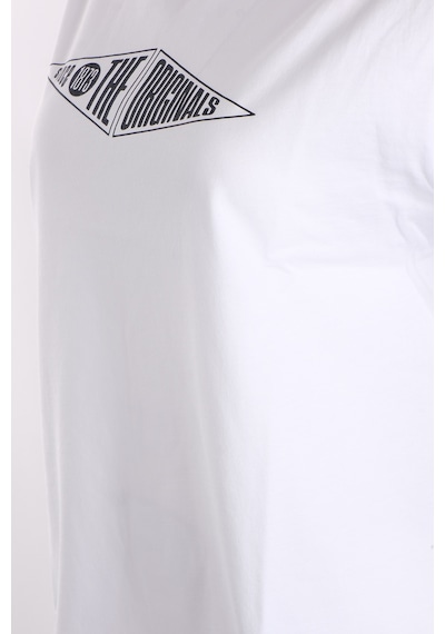 Levi's Oversize Minimalist Erkek T-shirt - Kısa Kol - Günlük Beyaz