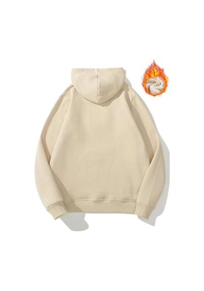 Altamira Unisex Ayıcık Baskılı Oversize Kapşonlu Sweatshirt 001