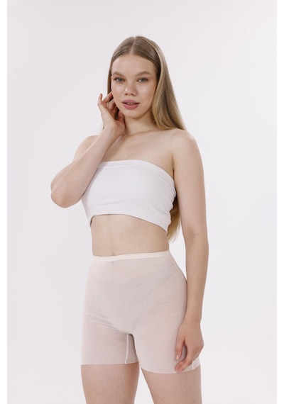 Ang Butik Freshness 0024 Lazer Kesim Tül Boxer Korse Ten
