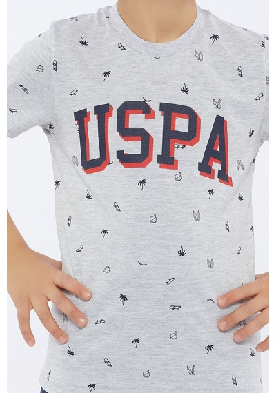 U.S. Polo Assn Grimelanj Lacivert Erkek Çocuk Bermuda Takım