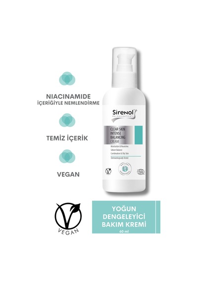 Sirenol Natural Siyah Nokta ve Sivilce Karşıtı Niacinamide Cilt Bakım Seti