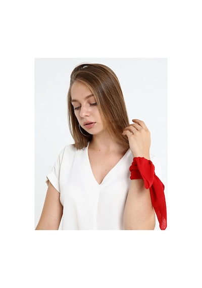 Herşeynota Kırmızı Düz Fular - Bandana - 23 Nisan, 29 Ekim, 30 Ağustos, 19 Mayıs Tören %100cotton Çok Renkli