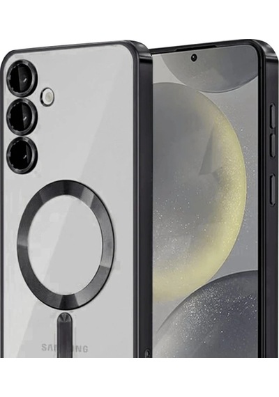 Samsung Uyumlu Galaxy A55 5g Kross Magneticsafe Kapak Siyah