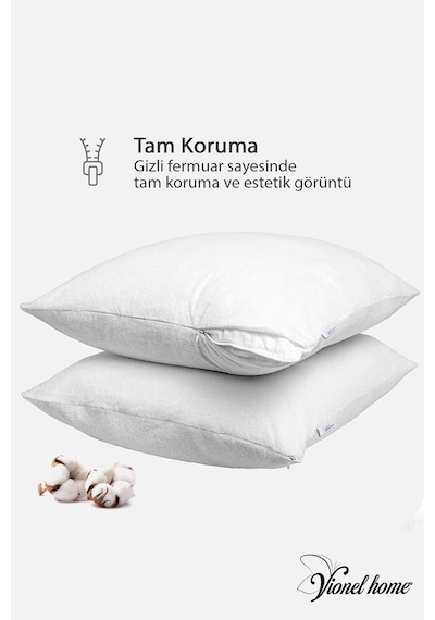 Vionel Home Sıvı Geçirmez Bebek Yastığı  %100 Pamuklu 250 G