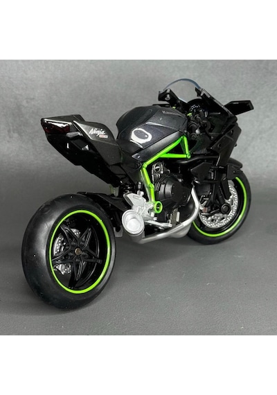 Kawasaki Ninja H2r 1:12 Diecast Model Maisto Lisanslı Metal Motosiklet