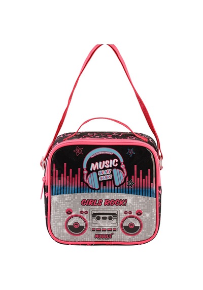 Muggle Anaokulu Çantası Music Siyah Mu-7167 Çok Renkli