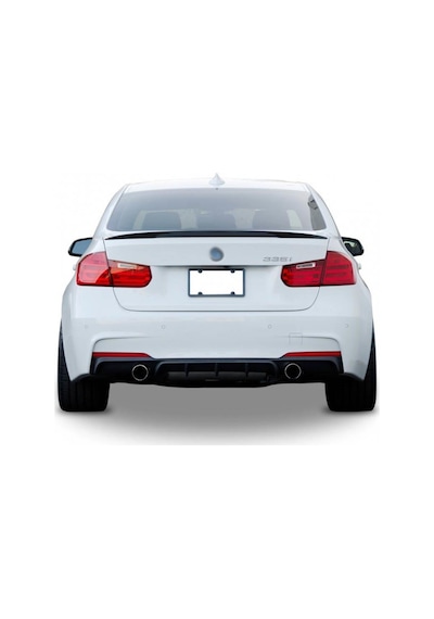BMW 3 Serisi İçin Uyumlu F30 M Spoiler Piano Black Boyalı