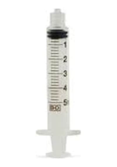 BD 5Ml Luerlock Kilitli İğnesiz Enjektör 125 Adet