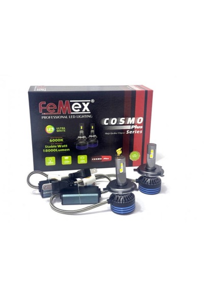 Yeni Cosmo Plus H4 Led Xenon 100w 18000 Lumen