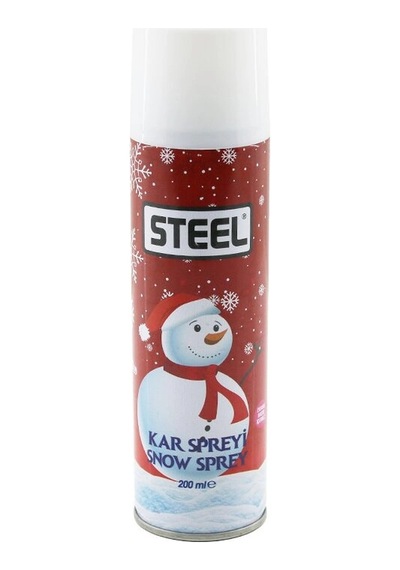 12 Adet Steel Max Kar Spreyi 200ml 5580 Çok renkli
