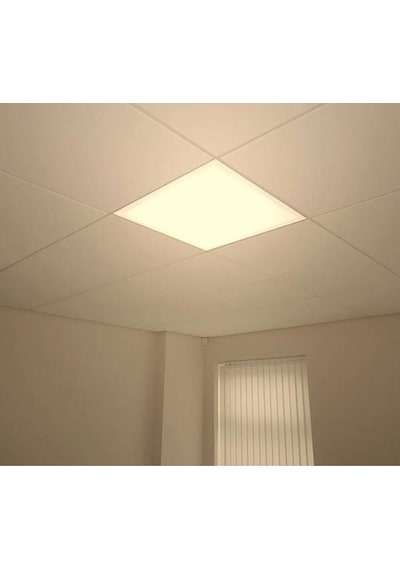 Gecem Taş GBP 6636BM TB40 V4 36W Sıva Altı 4000K Lensli Slim Led Tavan Armatürü Beyaz